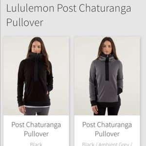 Lululemon Post Chaturanga Pullover - Black